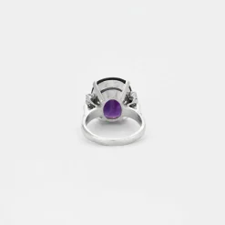 Bague or et améthyste