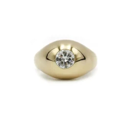 Bague or et diamant