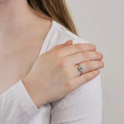 Bague or et diamants