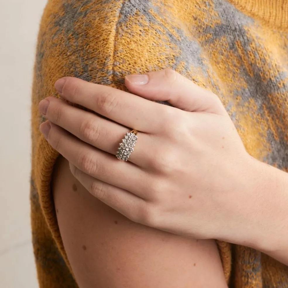 Bague or et diamants