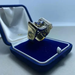Bague or et diamants