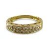 Bague or et diamants 0,60 ct