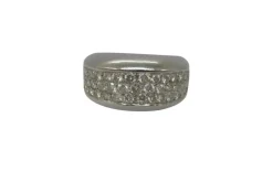 Bague or et diamants 1 ct