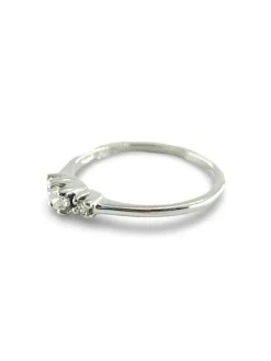 Bague or et diamants 0,23 ct
