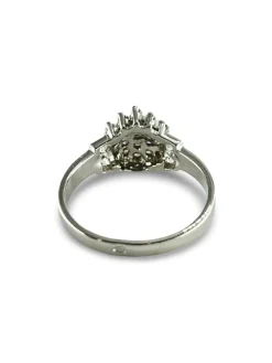 Bague or et diamants 0,54 ct