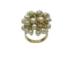 Bague Or Et Perles