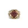 Bague or et rubis