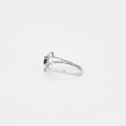 Bague or et saphir