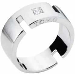 Bague Or Gris & Diamant TOM G