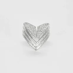 Bague Or gris et Diamants