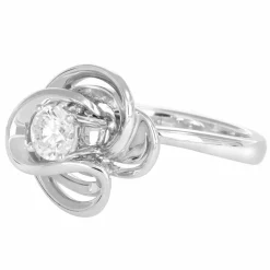 Bague Or Gris et Diamant