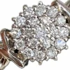 Bague or gris et diamants