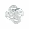 BAGUE OR GRIS PAVAGE DIAMANTS