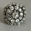Bague Or Gris Platine Diamants 2,60 ct