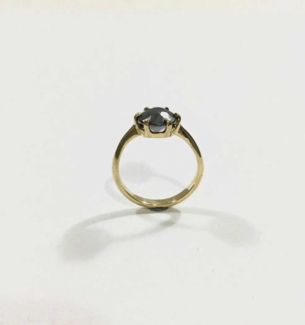 Bague Or Hématite