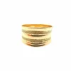 Bague or jaune