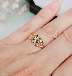 Bague or jaune 22 carats