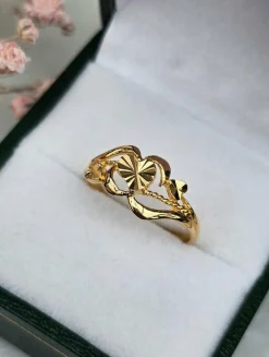Bague or jaune 22 carats