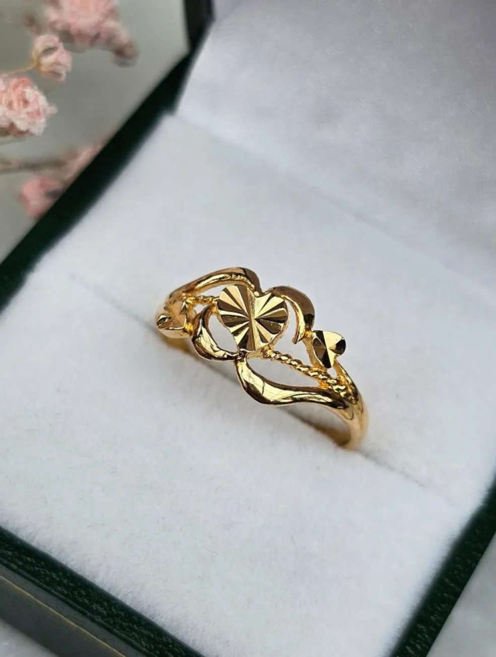 Bague or jaune 22 carats