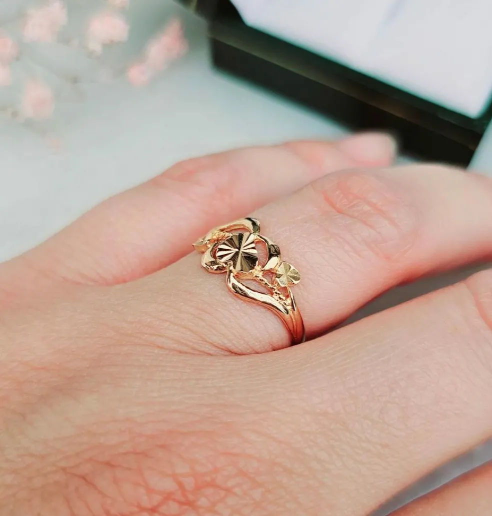 Bague or jaune 22 carats