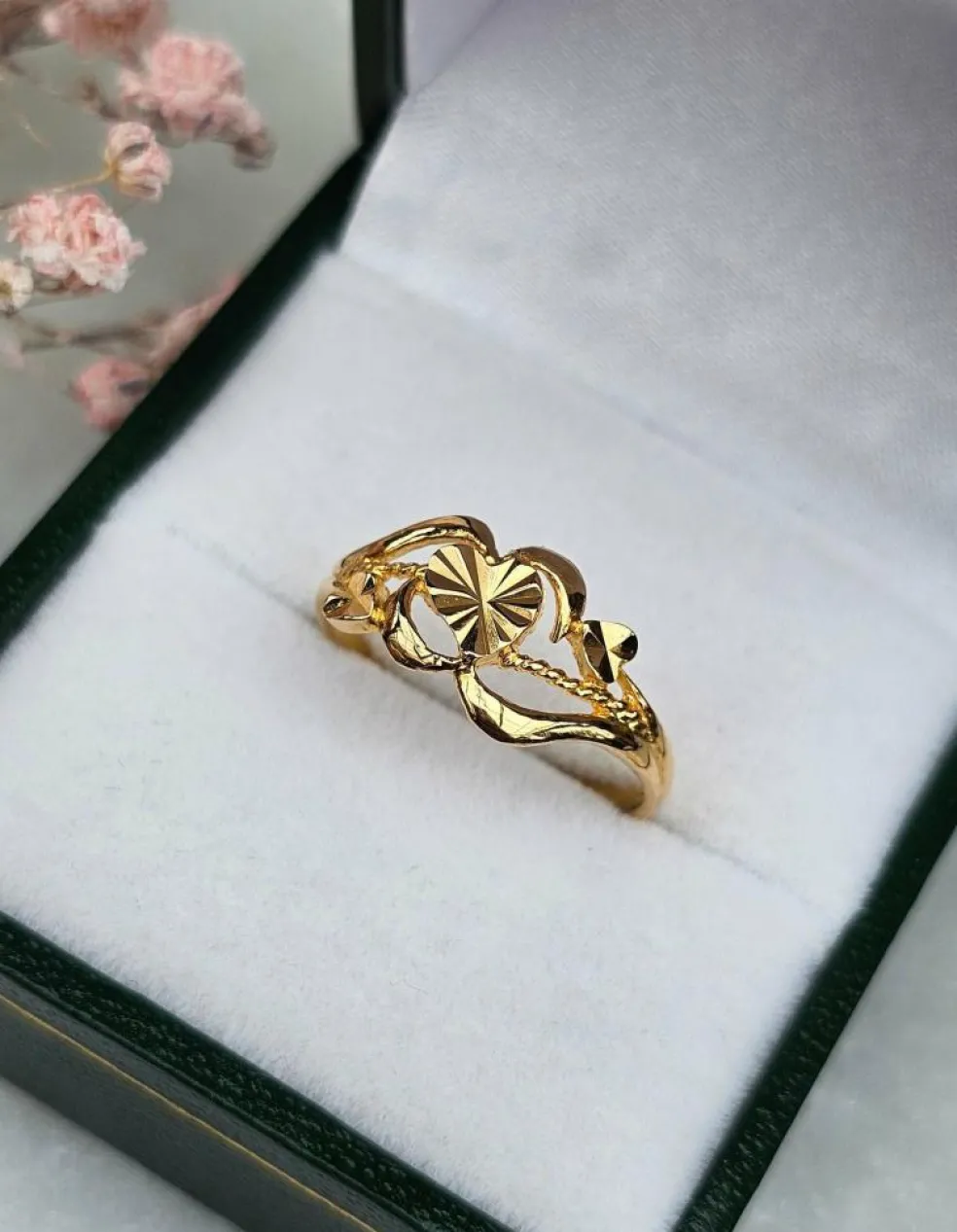 Bague or jaune 22 carats