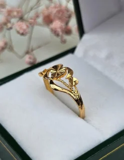 Bague or jaune 22 carats