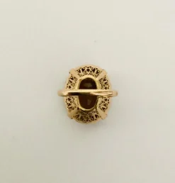 Bague Or jaune & citrine
