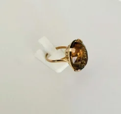 Bague Or jaune & citrine