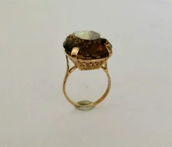 Bague Or jaune & citrine