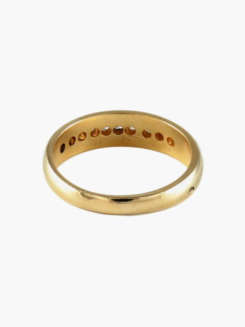 BAGUE OR JAUNE & DIAMANTS