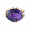 Bague Or jaune Améthyste
