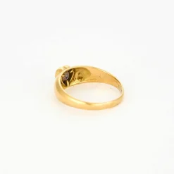 Bague or jaune améthyste