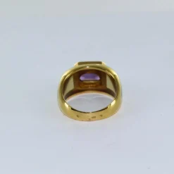 Bague Or jaune Améthyste