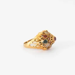 Bague or jaune arabesque