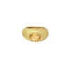 Bague Or jaune Citrine