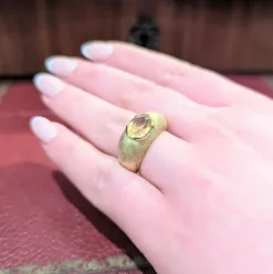 Bague Or jaune Citrine