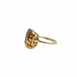 Bague Or jaune Citrine