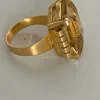 Bague Or Jaune Citrine