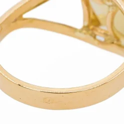 Bague Or jaune Citrine