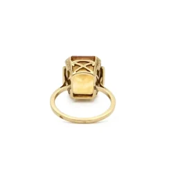 Bague Or jaune Citrine