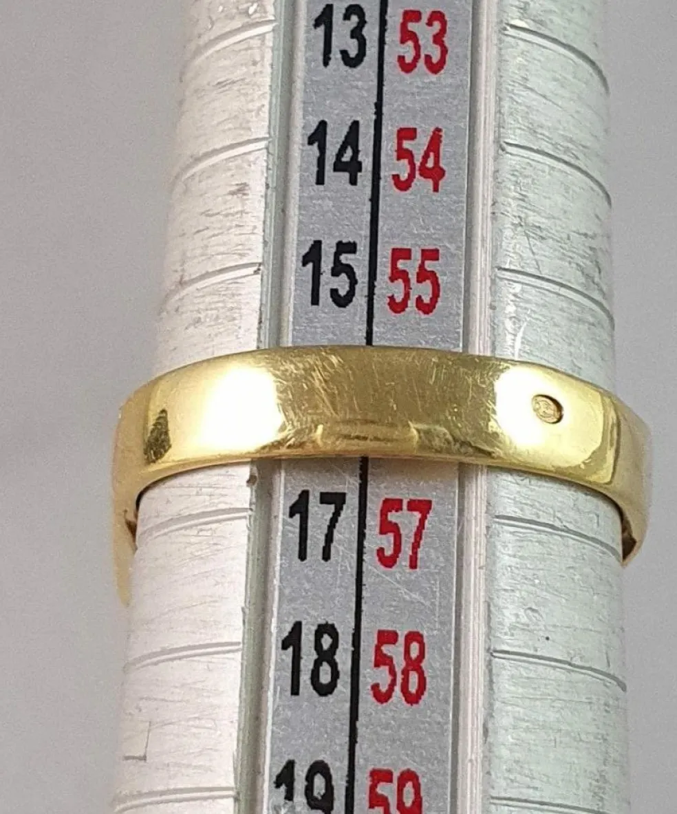 Bague Or jaune Corail
