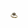 Bague or jaune diamant