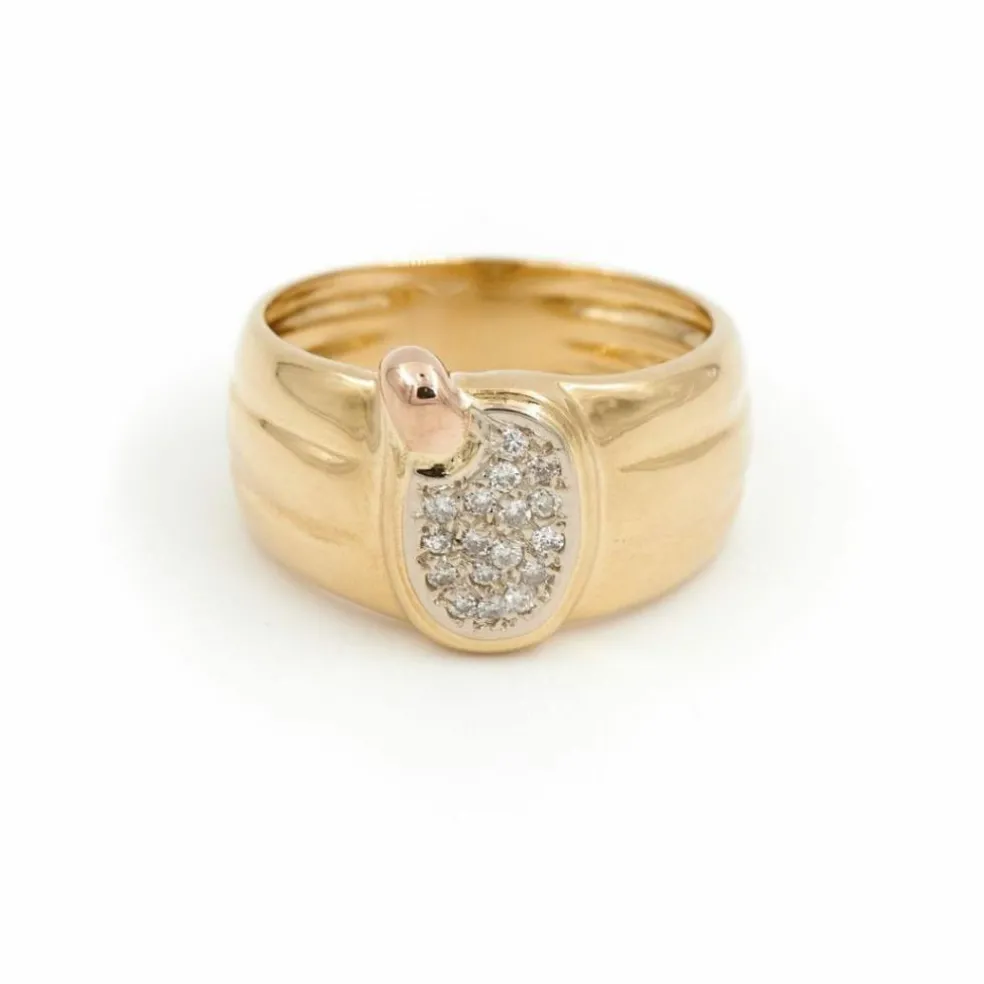 Bague Or jaune Diamant