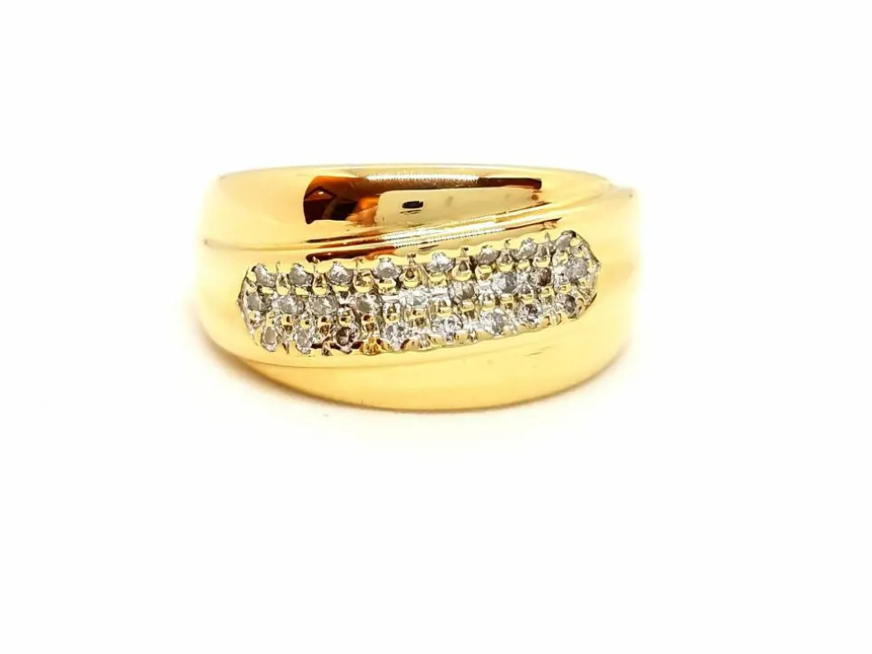 Bague Or jaune Diamant
