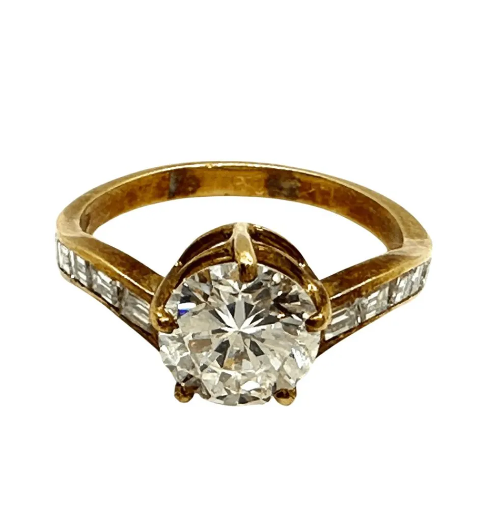 Bague Or jaune Diamant
