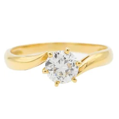Bague Or jaune Diamant