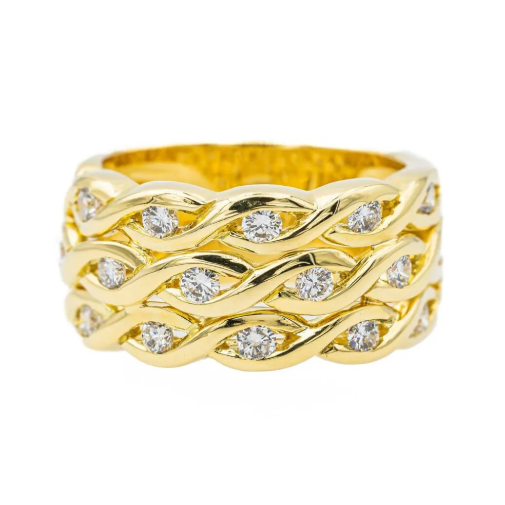 Bague Or jaune Diamant