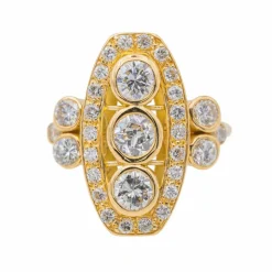 Bague Or jaune Diamant