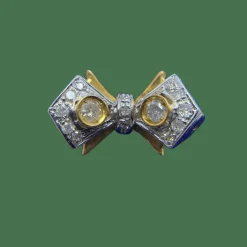 Bague or jaune diamant