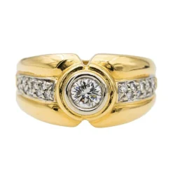 Bague Or jaune Diamant
